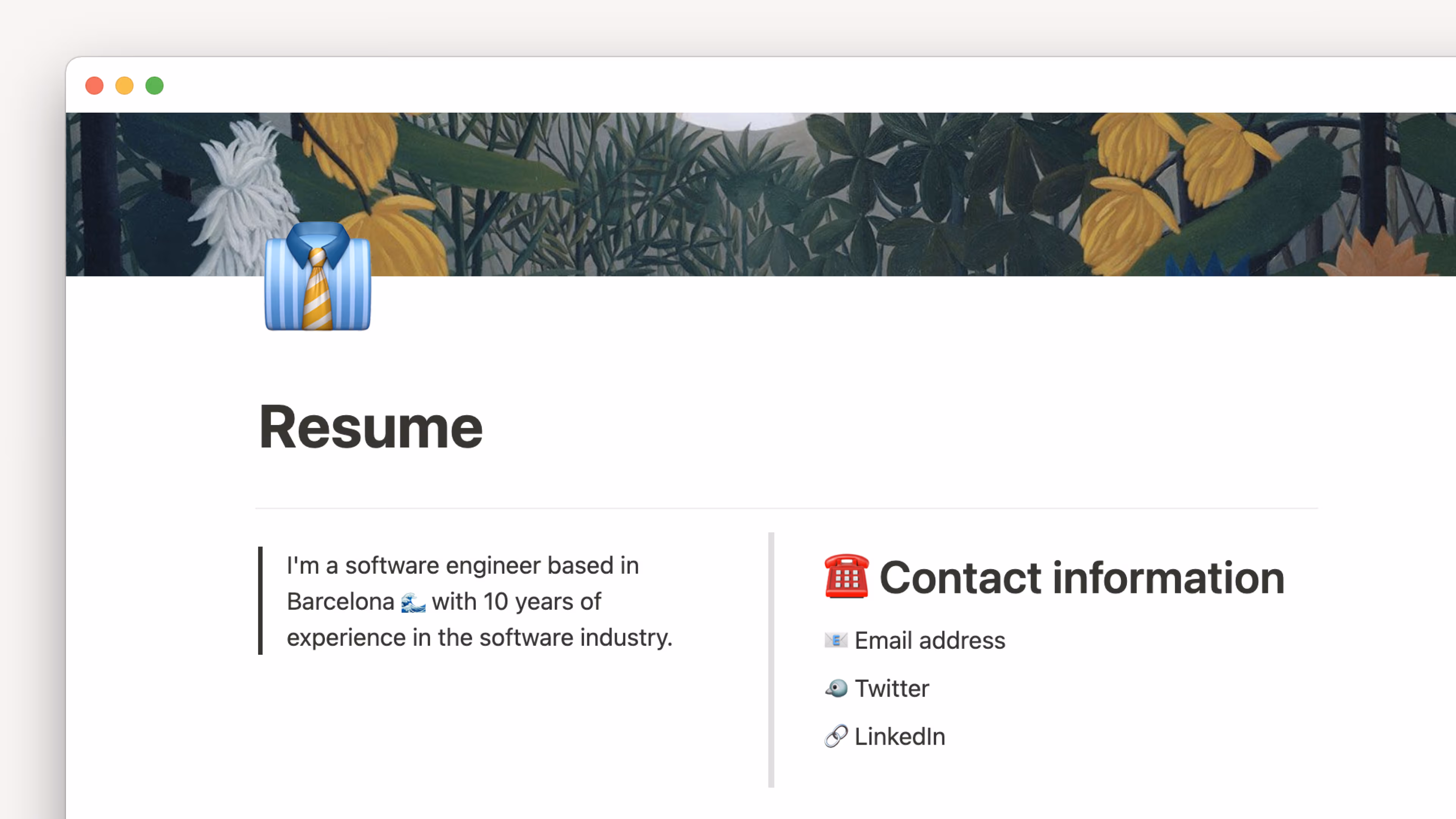 Columns, headings & dividers - hero