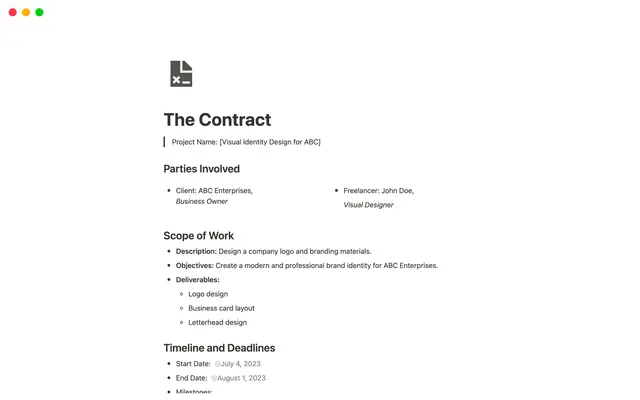 The Contract