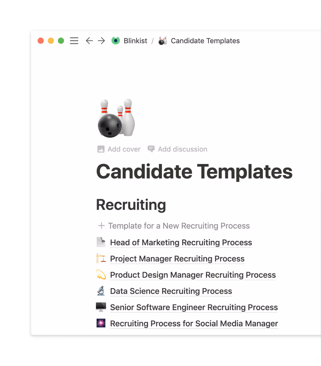 Blinkist - candidate documents