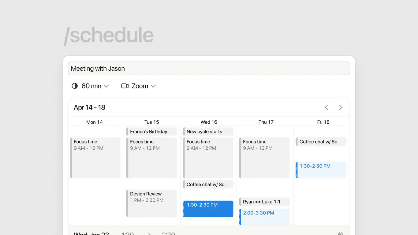 Notion Mail /schedule