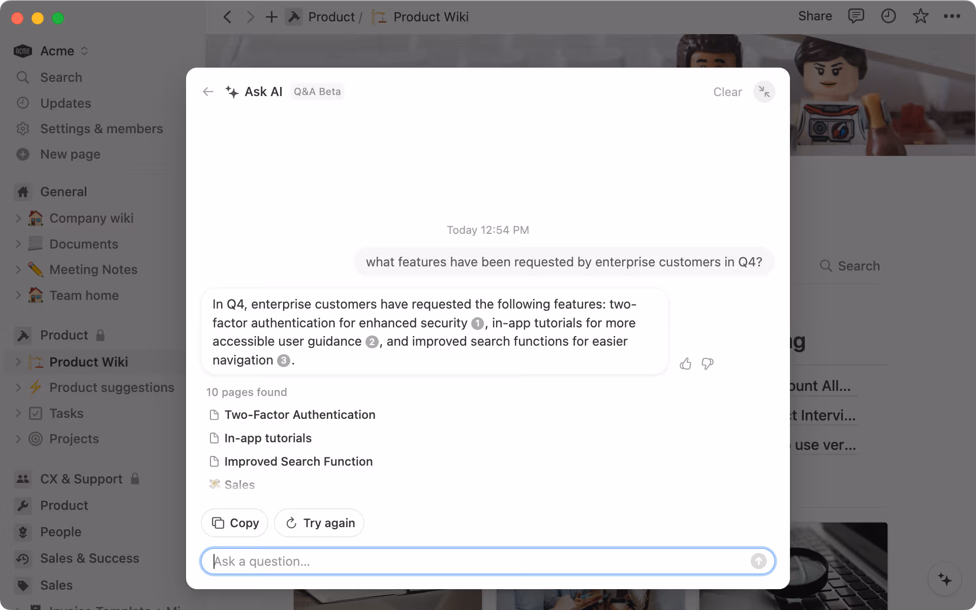 Quickly synthesize multiple pages of user research into easy-to-understand insights.