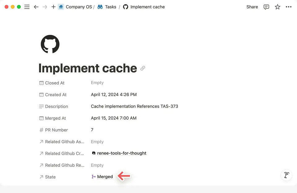 You can link Notion tasks as reference-only, so that those tasks won’t be marked as ‘done’.