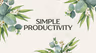 Profile picture of Simple Productivity